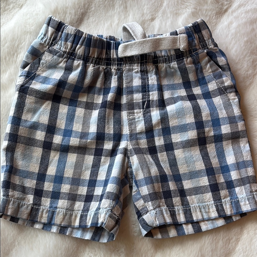 Plaid Kids Shorts